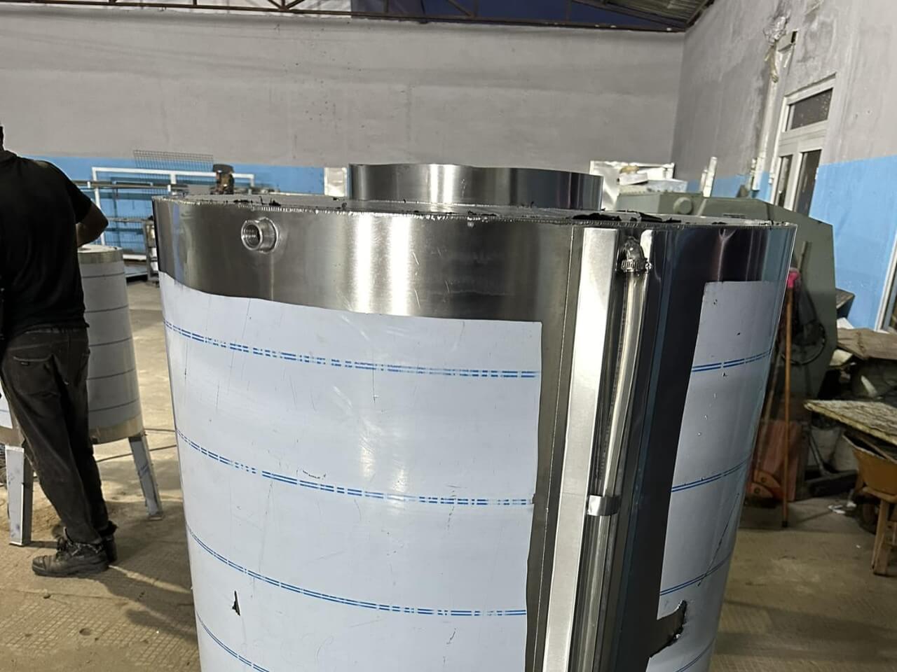 Detalhe de Bancada em Aço Inoxidável